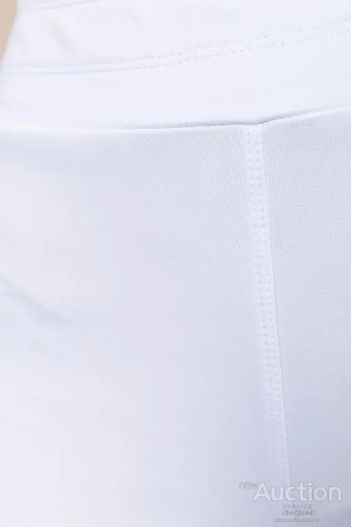 Лосины ткань микродайвинг, цвет белый, 102R5158-1 Де купити