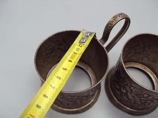 Подстаканники ягоды ММ5 и ММ6 МЕТ 1 сорт подстаканник высота 7,4 см, диаметр 7 см лот 3 шт №13650 Характеристики