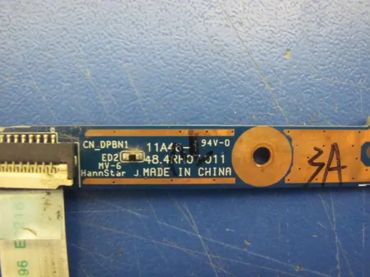 номер0246-12 плата кнопки вкл Плата кнопки включеня Кнопкова плата Кнопковий модуль Плата управління кнопками  Плата кнопки живлення Laptop Power button board  48.4RH07.011 48.4RH07.021 HPMH-40GAB6704-D для HP DV7 dv7-6b03sg DV7-6000 оригінал Де купити