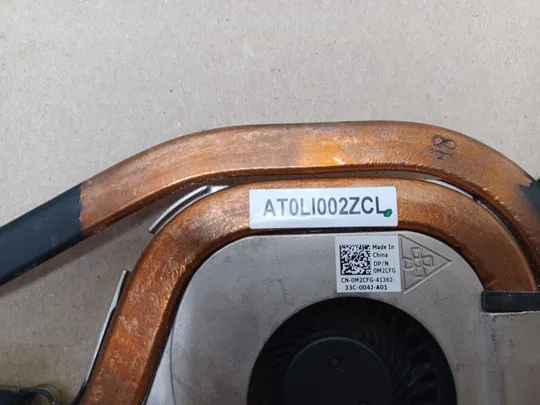 номер1062-4 система охолодження 0M2CFG AT0LI002ZCL для Dell Latitude E6530 Охолоджувальна система Кулери та системи охолодження Охолодження материнської плати cooling system Кулер Охолоджувальний блок оригінал Продаж