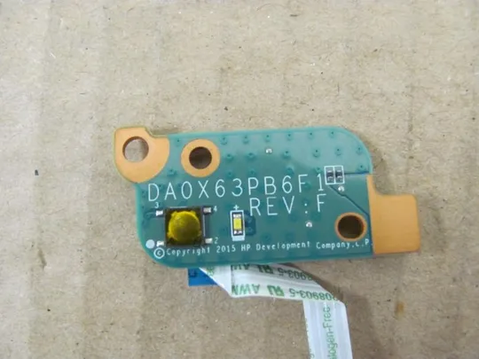 №367-12 плата кнопки вкл DA0X63PB6F1 для HP Probook 450 455 G3 оригінал Продаж