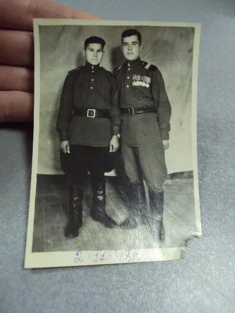 Купити фотография послевоенная фронтовик медали орден славы 1948 №5308