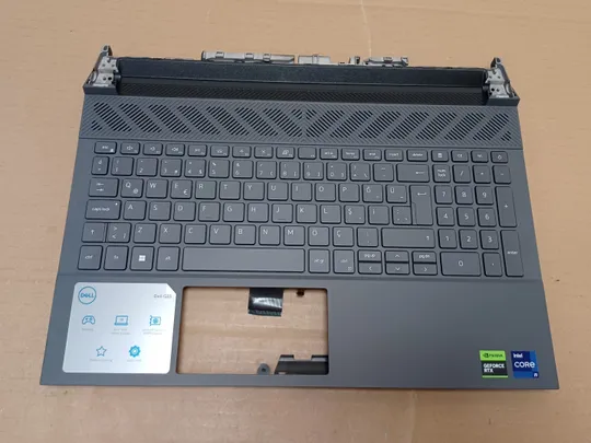 номер1054-5 Кришка панель палмрест 025CCM FA3ZZ000400 AP3ZZ000301 клавіатура робоча для Dell G15  5530 5531 5535 топкейс Верхня панель палмрест cover-C оригінал Ціна