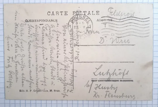 Поштова картка Історія європейського трамвая Брюссель tR01 З аукціону