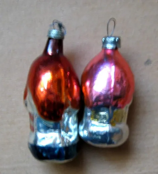 БУДИНОЧОК - ДОМИК = ЯЛИНКОВІ ІГРАШКИ = період СРСР  = 2 шт. Продаж