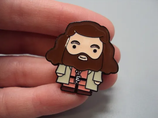 Значок пін Гаррі Поттер Рубеус Геґрід Хагрид Harry Potter Rubeus Hagrid знак брошка №18516 З аукціону