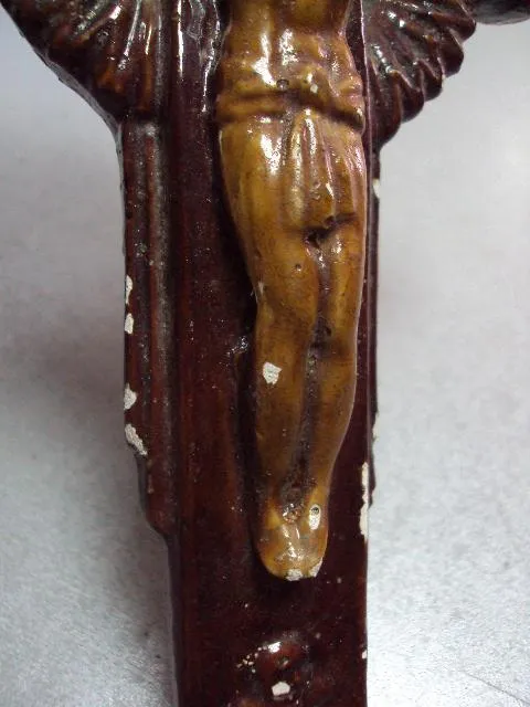 Крест прикроватный распятие гипс №10550 Де купити