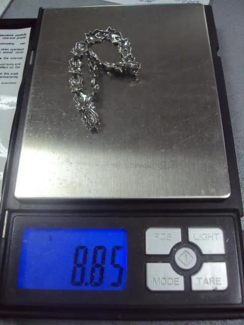 браслет женский серебро 925&quot; украина вес 8,85 г длина 18,2 см №13 Інтернет-аукціон