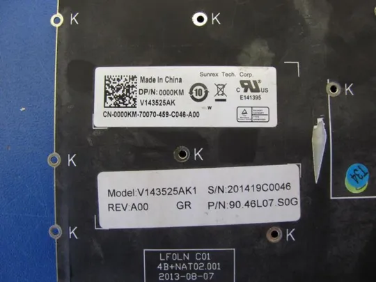 Купити 355-34 клавіатура робоча V143525AK 0000KM для DELL INSPIRON 14 7437 Оригинал