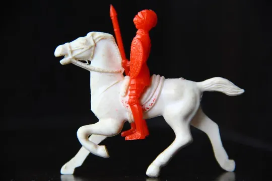 рыцарь с флагом на коне 50-52мм MPC США З аукціону