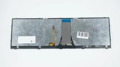 фото, Клавіатура для ноутбука LENOVO (G50-30, G50-45, G50-70, Z50-70, Z50-75, Flex 2-15) rus, black, silver frame, підсвічування клавіш
