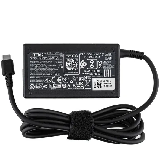 Оригінальний блок живлення для ноутбука ACER TYPE-C 65W, black, RECTANGULAR З аукціону