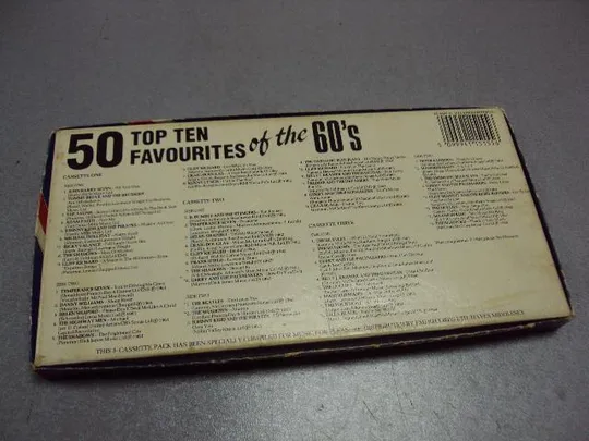 сборник кассет 3 cassette pack 50 top ten favourites of the 60 s №2526 Продаж