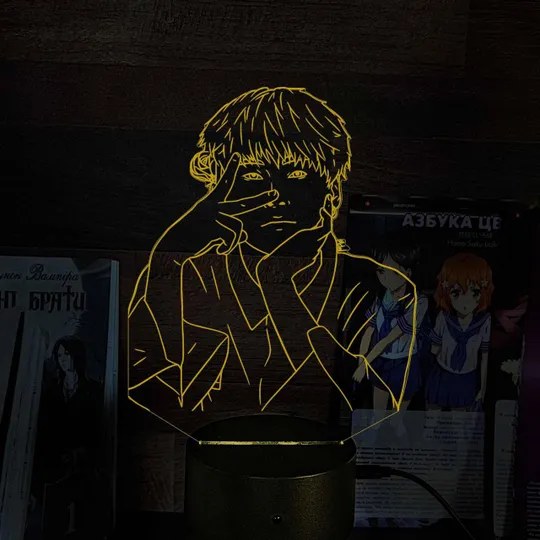 Акриловий світильник-нічник Хв Юнги жовтий tty-n001510 Ціна