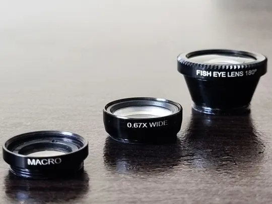 Макролінза, макролинза 3в1 Universal clip lens 0.67x wide, macro, fish З аукціону