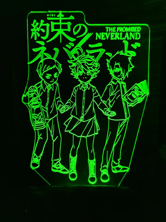 Акриловий світильник-нічник Обіцяний Неверленд зелений tty-n000934 Ціна