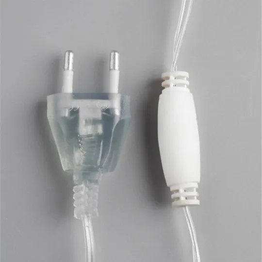 Новогодняя декоративная елка с LED подсветкой, 50см, 220В, металл с порошковым покрытием Серебристы Продаж