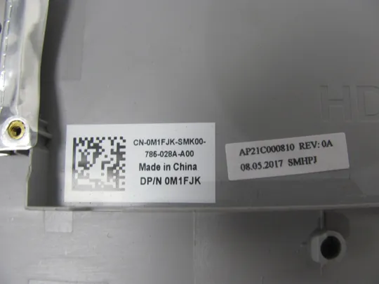 875-2 Кришка панель палмрест клавіатура 0M1FJK AP21C000810 02J0HC для  DELL Inspiron 15 5570 5575 Оригінал Характеристики