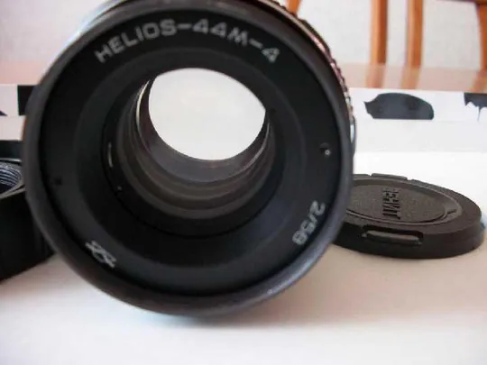Объектив Гелиос-44М-4, M-42, передняя-задняя крышка, без царапин линзы. Oтл. Де купити