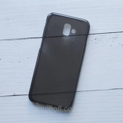 фото, Чохол Samsung J610F Galaxy J6 Plus 2018 сірий силіконовий