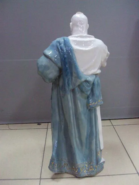 Фигура фарфор полонное зхк Тарас Бульба необычный раскрас большой 47,5 см под реставрацию №10525 Продаж