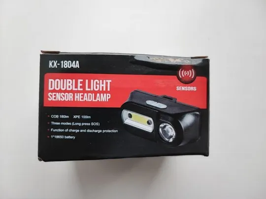 Налобний ліхтар bl 1804a cob xpe  сенсор Ціна