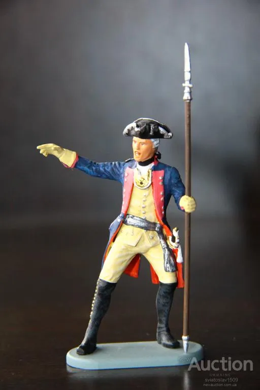 Купити американец пруссак ОФИЦЕР PREISER ELASTOLIN 70мм ФРГ №541133