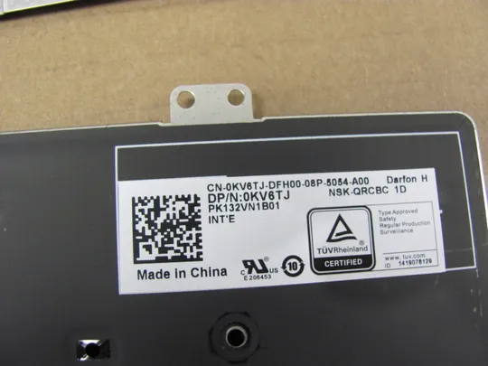 754-58 клавіатура РОБОЧА з підсвіткою 0KV6TJ PK132VN1B01 для  DELL Latitude 7410 2-in-1 оригінал Недорого