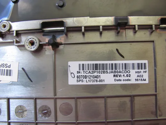 номер1015-2 корпус кришка Палмрест корпус топкейс Верхня панель палмрест cover-C L17378-001 6070B1210401 для HP ELITEBOOK  755 G5  850 G5 оригінал Торговий майданчик