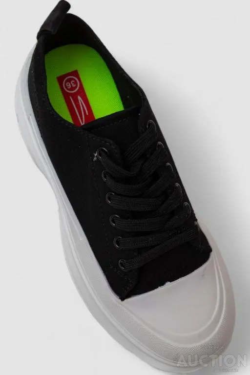 Купити Кроссовки женские, цвет черно-белый, 248RCX416