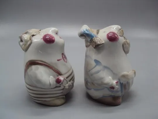 Фигура фарфор статуэка Полонное ЗХК авторские гномы поварята пара лот 2 шт высота 10,5 см №14475 Продаж