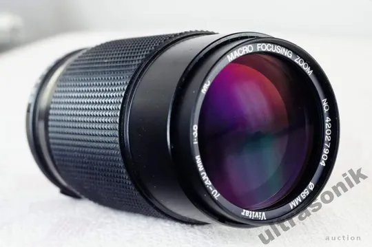 Об'єктив Olympus OM Vivitar 70-200mm/3.8 MC Macro Focusing Zoom ф58мм Тайвань Вживане Ціна