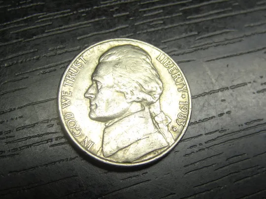 5 центів 1983 D США Ціна