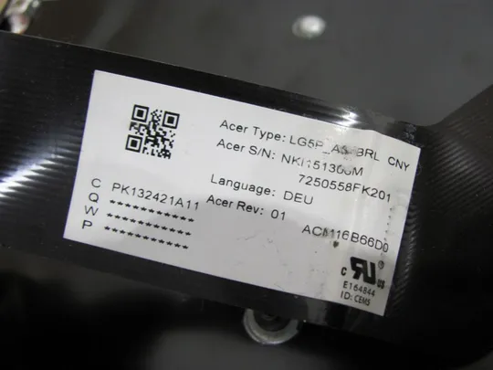 482-2 Кришка панель палмрест клавіатура РОБОЧА AP211000610 для ACER Acer Nitro AN515-51 AN515-31 оригінал Характеристики