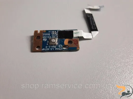 Кнопка включення для ноутбука Toshiba Satellite L450D, б/в Ціна