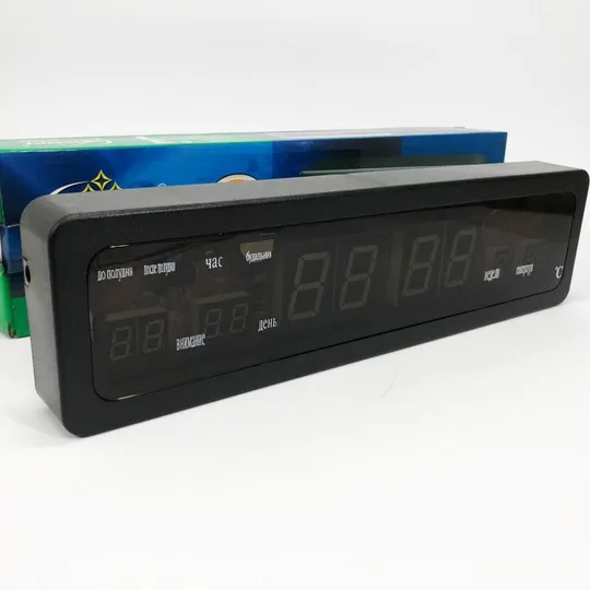 Купити Электронные часы Caixing СХ-808, Цифровые настольные часы квадратные, LED Лед часы настольные