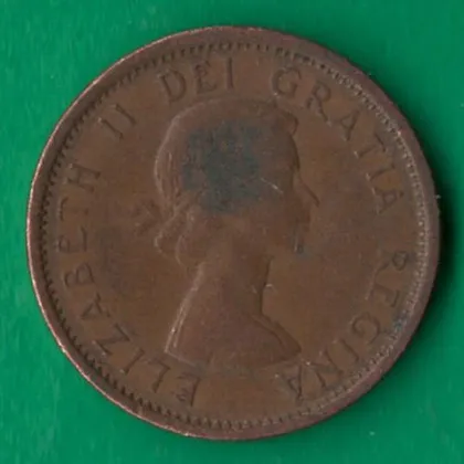 фото, 1 цент 1964 року Канада [МШ]