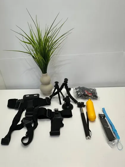 фото, Набір кріплень і аксесуарів для екшн камер  (ящик 25)