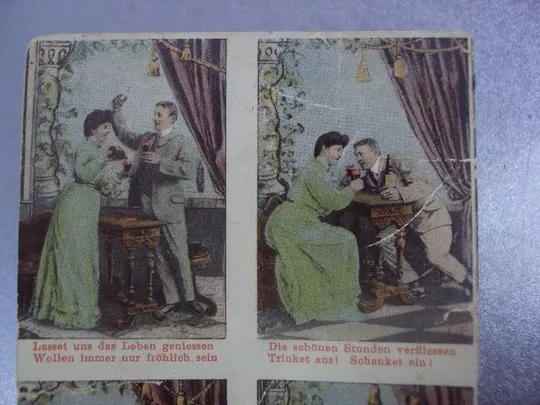 открытка германия кавалер с девушкой №10921 Продаж