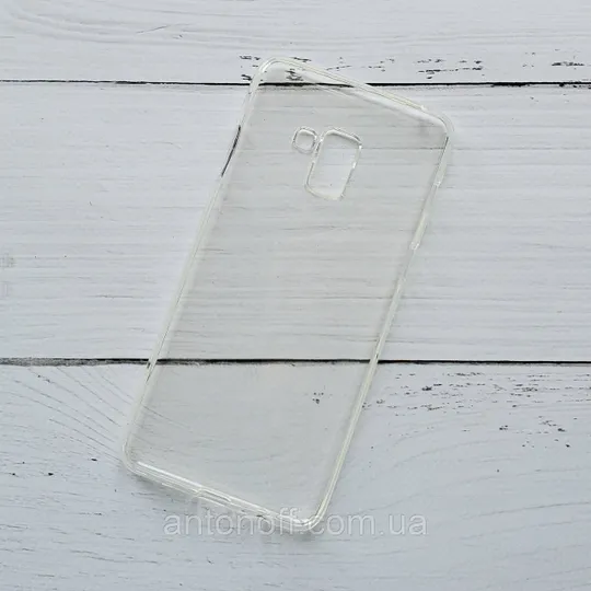 Купити Чохол Samsung A730F Galaxy A8 Plus 2018 для телефону прозорий силіконовий