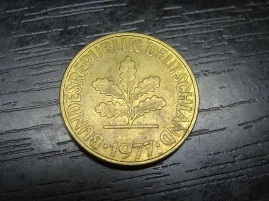 10 пфенігів ФРН 1977 D Ціна