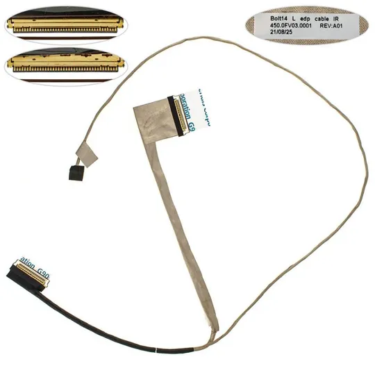 Шлейф матрицы для ноутбука DELL (Latitude 3400 E3400 IR), (0K7HKK 450.0FV03.0001) Ціна