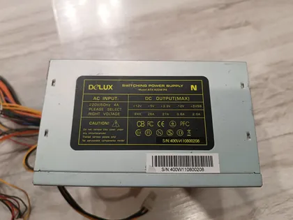 фото, Блок живлення Delux АТХ 400W
