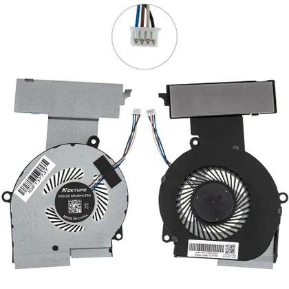 фото, Вентилятор для ноутбука HP Omen 15-DC (CPU FAN) 15T-DC (L30204-001) (Кулер)