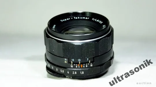 Об&#039;єктив M42 Pentax Asahi Super-Takumar 55mm f/1.8 MC Ф49мм Японія Вживане З аукціону
