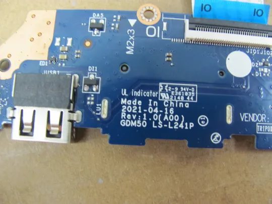 749-47 плата USB AUDIO SD NBX0002VV00 0KT81H GDM50 LS-L241P  для Dell Inspiron/Vostro 15 3510 3511 3515 оригінал Де купити