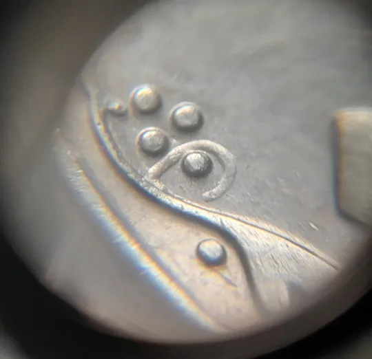 (5944) 50 копійок 2013 брак "ПІДКОВА" у 6 гроні на реверсі (50 копеек 2013 подкова) Продаж