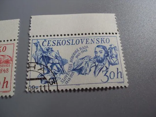 марка чехословакия 1968 серия история юбилей гаш №10073 Продаж