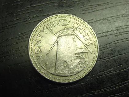 фото, 25 центів Барбадос 2000