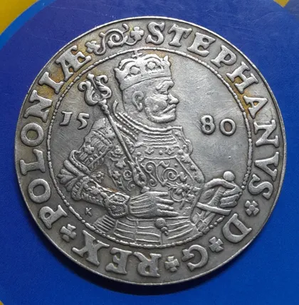 фото, Польща. Талер 1580 року. Стефан Баторій. Копія.